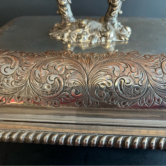 Antique silver plated serving dish - Picture 7 of 7